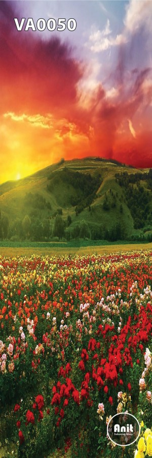 عکس دشت گل رادیاتور شیشه ای