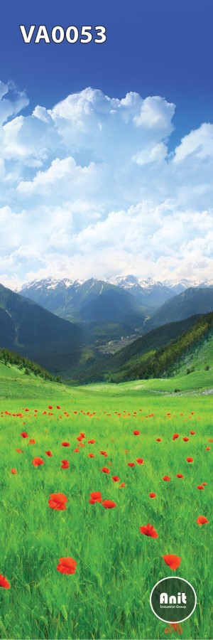 عکس دشت گل رادیاتور شیشه ای