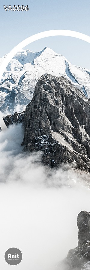 طرح عمودی رادیاتور شیشه ای